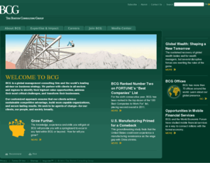 bcg-perspectives.com: BCG - The world's leading advisor on business strategy
The Boston Consulting Group is a global management consulting firm and the world's leading advisor on business strategy. BCG partners with clients in all sectors and regions to identify their highest-value opportunities, address their most critical challenges, and transform their businesses. Our customized approach ensures that our clients achieve sustainable competitive advantage, build more capable organizations, and secure lasting results. We seek to be agents of change—for our clients, our people, and society broadly. 