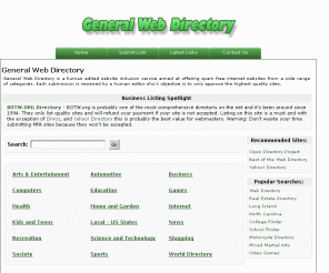 generalwebdirectory.com: General Web Directory - Quality links from around the net
