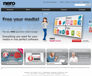 neroworks.com: Nero - CD DVD Burning, Video Editing Software, Backup Software - Official Site
Nero 10 Platinum HD Multimedia Software - The Leading CD Burning and DVD Burning Software includes video editing software, HD Playback, and backup software. Download Today.