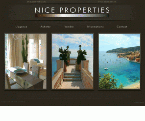 nice-properties.fr: Agences immobilières Nice Properties | Achat, vente et location d'appartements, villas et commerces sur la Côte d'Azur
Nice Properties, le spécialiste de l'immobilier sur la Côte d'Azur : Nice, Cannes, Antibes, Villefranche, Beaulieu, Saint Jean Cap Ferrat. Nos activités : achat, vente et location d'appartements et villas, commercialisation et vente de programmes immobiliers neufs, vente et location de locaux commerciaux ou d'investissement.