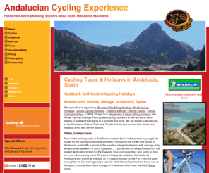 andaluciancyclingexperience.com: Cycling Holidays Andalucia | Spain | Cycling Tours Andalucia |  Cycling Andalucia
Cycling holidays and tours in Andalucia Spain. We offer guided or self-guided cycling holidays for individuals and families near Ronda, Andalucia, Spain.