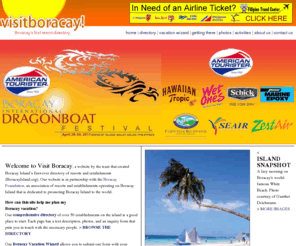 boracayisland.org: Visit Boracay - resort, room and accommodation directories for Boracay Island
