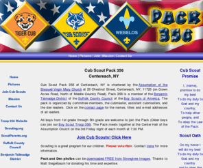 bsa356.org: Cub Scout Pack 356 Centereach, NY
Cub Scout Pack 356 Centereach, NY