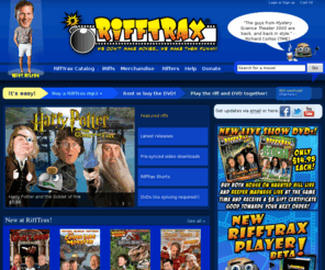 rifftrax.com: RiffTrax | We don't make movies, we make them funny!
RiffTrax is an innovative site featuring the hilarious DVD commentaries of the stars and writers of Mystery Science Theater 3000. Listen to these RiffTrax in sync with your favorite - and not-so-favorite - DVDs! It's like watching a movie with your funniest friends!