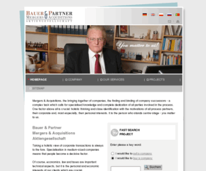 bauer-ma.info: Bauer & Partner M & A AG - HOMEPAGE -
Homepage der Bauer & Partner M&A AG, Bobenheim am Berg. Beratung beim Kauf und Verkauf von Unternehmen und Beteiligungen, Existenzgründungs- und MBI-Beratung. 