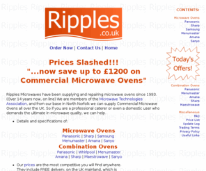 commercialmicrowaveovens.com: Commercial Microwave Ovens and Combination Microwave Ovens.
Great prices on commercial microwave ovens and commercial combination microwaves for catering.