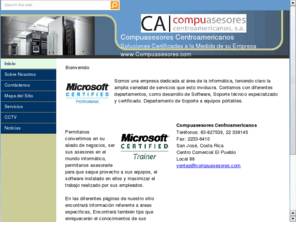 compuasesores.com: Soluciones en Servicios InformÃ¡ticos, redes, Desarrollo de Software
Desarrollo de software a la medida, soporte en redes, implementaciÃ³n de redes, seguridad, capacitaciÃ³n