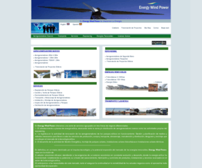 energy-wind.net: AEROGENERADORES
>  Repotención de Parques Eólicos >  Gestión y Venta de Parques Eólicos >  Desmantelamiento de Parques Eólicos >  Transporte y Almacenaje de Aerogeneradores >  Instalación y Montaje de Aerogeneradores