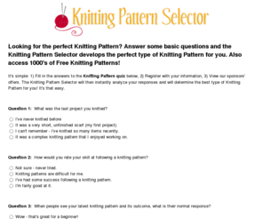 knittingpatternselector.com: Knitting Patterns | Knitting | Knitting Pattern
