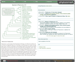 phytozome.net: Phytozome v7.0: Home
