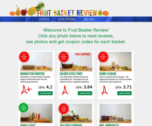 wholesalefruitbaskets.com: Fruit Basket Reviews, Fruit Baskets Comparison Chart, 20% Coupon Code
Fruit Baskets - Fruit Basket Review directs you to the best fruit baskets online and provides fruit basket discount, promotional, and coupon codes.