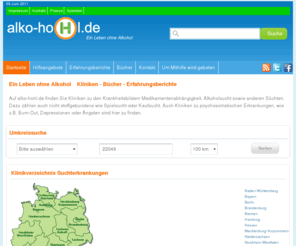 alko-hohl.de: Ein Leben ohne Alkohol - Bücher, Kliniken, Erfahrungsberichte | alko-hohl.de
