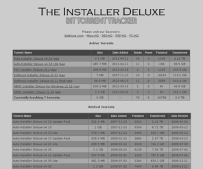 aidtracker.com: Auto Installer Deluxe - Softmod Installer Deluxe - PSP Installer Deluxe | Official Torrent Tracker
Website provides free torrent tracking and downloads for auto installer deluxe, softmod installer deluxe, psp installer deluxe and all djb's installer deluxe projects. 