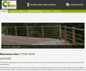 ctoutbois.com: C'TOUT BOIS
C'tout bois, l'indispensable du bois. Nous vous proposons une large gamme de produits bois et dérivés