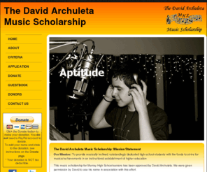 thedavidarchuletamusicscholarship.com: The David Archuleta Music Scholarship
The David Archuleta Music Scholarship for Murray High School students pursuing music instruction in college.