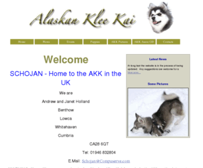 alaskankleekai.co.uk: Alaskan Klee Kai
The website for the Alaskan Klee Kai Association of Great Britain 