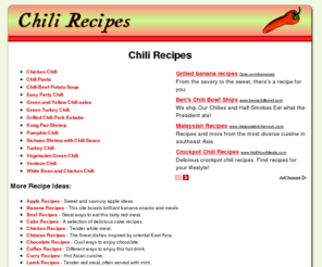 chilirecipes.us: Chili Recipes
A collection of recipes with Chili Recipes as the primary ingredient.