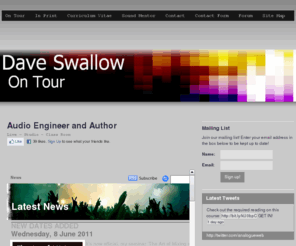 dave-swallow.com: Dave Swallow - On Tour
Dave Swallow - On Tour