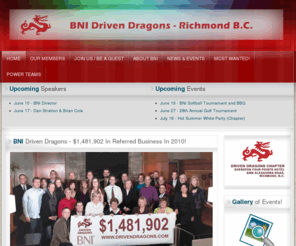 drivendragons.com: BNI Driven Dragons - Richmond B.C.
BNI Driven Dragons - Richmond B.C.