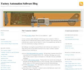 factoryswblog.org: Merging modern software development with electrons and metal — Factory Automation Software Blog
