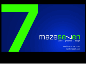 mazeseven.com: ::::::: maze7 ::::::: +44(0)7979 71 72 73 | Video  Production | Motion Graphics | Digital Design
Shea Video. Providing a range of Video Production services specialising in Shooting and Editing