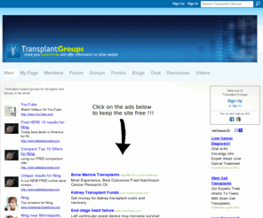 transplantgroups.com: Transplant Groups
Transplant support groups for all organs and tissues in the world.