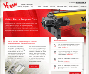 volland.com: Volland Electric :: Home
Sales, service and refurbishment of power transmission products, electrical controls and motors, cranes and hoists, welders, transformers, magnets, pumps and switchgear