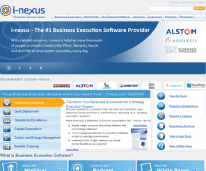 i-nexus.com: Business Execution Software | i-nexus.com
i-nexus provides on-demand Business Execution software that enables global organisations to more consistently deliver on their promises.