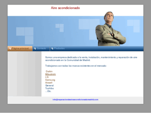 reparaciondeaireacondicionadomadrid.com: Página principal - AIRE ACONDICIONADO
Aire acondicionado
