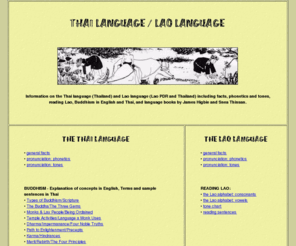 thailao.net: Thai language and Lao language
Thai language (Thailand) and Lao language (Laos, Lao PDR)information and books by James Higbie and Snea Thinsan