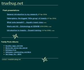 truebug.net: The life and times of a heteropterist
