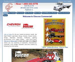 cci70.com: Chevron Commercial, Inc. - Parts, Accessories, New & Used Tow Trucks, Carriers & Wreckers for Sale
Chevron Commercial, Inc. specializes in car carriers, tow trucks, and wreckers.