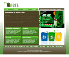 forwaste.com: For waste l RSU asesoria, venta, mantenimiento l Exportación de repuestos para camiones de la industria de desechos solidos
