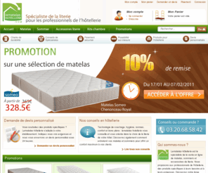 lematelas-hotellerie.com: Lematelas Hotellerie : Spécialiste literie pour professionnels
Le Matelas Hotellerie : Vente de matelas, sommiers et d'articles de literie pour les hotels, campings, chambres d'hotes, gites. Retrouvez la literie adaptée à un usage hotelier ou professionnel.