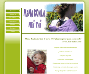 mei-tai.net: Mama Koala, le porte bébé chinois francais - Bienvenue
Site créé avec 1&1 TopSite Express