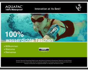 aquapac.de: Aquapac - 100% wasserdichte Schutztaschen
Aquapac 100% - wasserdichte Schutztaschen für Ihr Handy, Kamera, GPS, Funkgerät und mehr... Alles in der Tasche zu bedienen.