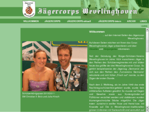 jaegercorps-wevelinghoven.de: Jaegercorps Wevelinghoven
Homepage des Jgercorps Wevelinghoven. Das Jgercorps ist das grte Corps im Brgerschtzenverein Wevelinghoven