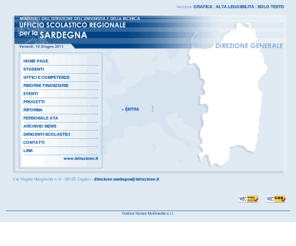 usrsardegna.it: Ufficio Scolastico Regionale per la Sardegna
Ufficio Scolastico Regionale per la Sardegna, Istruzione in Sardegna, Scuole in Sardegna, Scuola, Sardegna