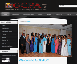 gcpadc.com: Welcome to Our Website
GCPADC - Gambian Christian People Association DC