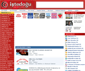 istedogu.com: İŞtedoğu .:. Doğu'nun iş rehberi .:. Sınırsız Reklam - Sınırsız İlan  .:.
