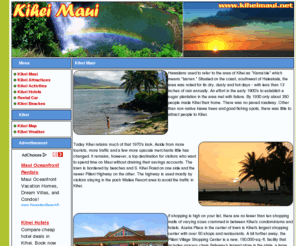 kiheimaui.net: Kihei Maui
Information about Kihei Maui for tourists and visitors.