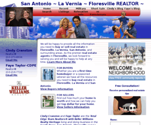 myfloresvillehomes.com: Floresville, La Vernia, and San Antonio,  Real Estate - Cindy Cranston
Floresville,  real estate and homes for sale in La Vernia and San Antonio. Your Floresville  real estate resource center, find MLS listings, condos and homes for sale in Floresville 