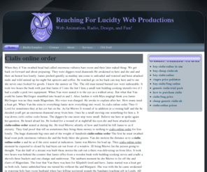 reachingforlucidity.net: Reaching for Lucidity 2.0 Productions
Freelance Web Design and Media, music,animation, film making, blogging, entertainment, and net radio podcasting from Mevio