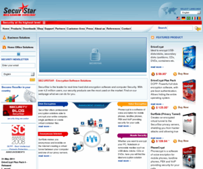 securstar.net: SecurStar, Disk Encryption Software Solutions - Home
SecurStar GmbH is a leader in real time encryption software; We offer Windows file disk encryption software, computer internet security, anonymous web surfing, phone encryption and more.