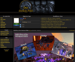 derdunklepakt.de: Der dunkle Pakt - World of Warcraft - Blackhand
Eine World of Warcraft Gilde auf dem Server Blackhand