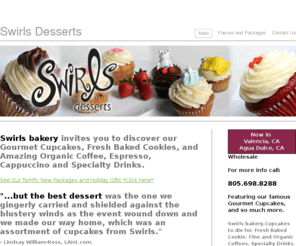 swirlsdesserts.com: Swirls Cupcakes in Sherman Oaks: San Fernando Valley, Los Angeles, LA
Swirls Cupcakes of Sherman Oaks. Perfect for any party & event. We deliver to all of the San Fernando Valley, Los Angeles & LA. Call (818) 986-9900 to order.