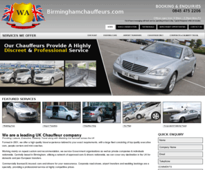 wa-chauffeurs.com: WA Chauffeurs Birmingham, Taxi London, Birmingham Chauffeur driven Executive Cars & Wedding Cars Birmingham, Chauffeurs London Chauffeurs UK » WA Chauffeurs
Chauffeurs Birmingham,Wa Chauffeurs Birmingham driven executive cars birmingham,chauffeur wedding cars, executive cars birmingham,chauffeur london,chauffeurs west midlands birmingham - Birmingham London UK. Tel 0845 475 22060