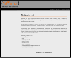 netwarrior.net: Net Warrior - Advanced Web Solutions
