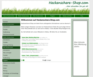 heckenschere-shop.com: Heckenschere-Shop.com - Benzin und Elektrische Heckenscheren sowie Akku Heckenschere Test und Kaufberatung
Heckenschere-Shop.com bietet Ihnen Informationen rund um Benzinheckenscheren und Elektro-Heckenscheren sowie Akku Heckenscheren, Elektrische Heckenscheren, Kaufberatung, Testberichte und Ratgeber