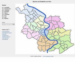 koelner-stadtteile.de: Klner Stadtteile
Kölner Stadtteile und Bezirke